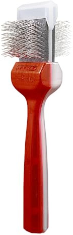 ActiVet Undercoater Duo – Mat Zapper & Coat Grabber Hundebürste, Entfilzer & Unterwollbürste für Langhaarige Hunde & Katzen, Edelstahlstifte, Doppelseitig, 4,5 cm Breit