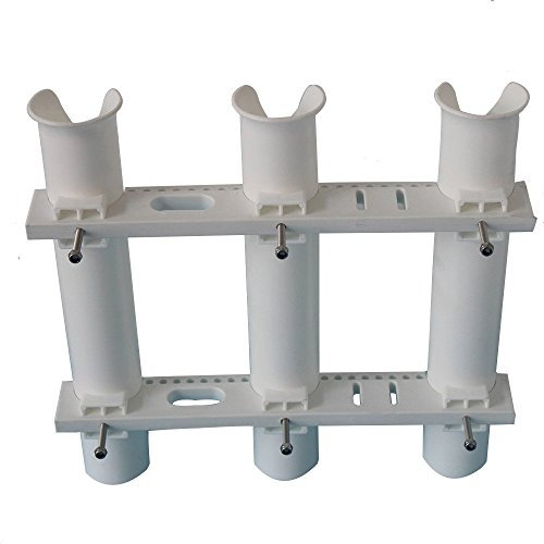TOPIND Marine fishing rod holder rod holder Triple Upright Sea Fishing Boat Anti Corrosion Plastic Rod Holder, Twin Upright Sea Fishing Boat Anti Corrosion Plastic Rod Holders