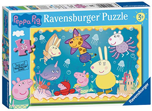 Ravensburger 5062 Wutz Peppa Pig Unterwasser-Abenteuer, 35-teiliges Puzzle für Kinder ab 3 Jahren