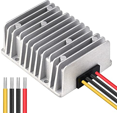 Cllena DC 40V-90V to 12V Converter Voltage Regulator Reducer 48V 60V 72V Step Down to 12V 20A 240W Converter Waterproof Buck Transformer Power Supply for Golf Cart Club Car LED Light