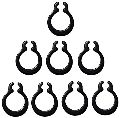 CONPHERON Anello Elastico Esterno Anelli Elastici C-clip Snap Ring Circlip in Acciaio al Manganese, (zucca-tipo) 4mm, 200 pcs