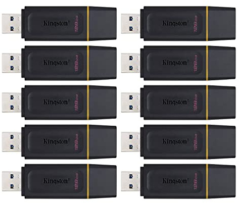 Kingston 128GB DataTraveler Exodia Flash Drive - DTX128GB (Pack of 10)