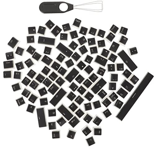 SOLUSTRE Tasti in Pbt Traslucidi Per Tastiera Meccanica Da Gioco Per Pc Tasti Design Satinato Resistente Olio e Sbiadimento Per Migliorare Illuminazione Rgb