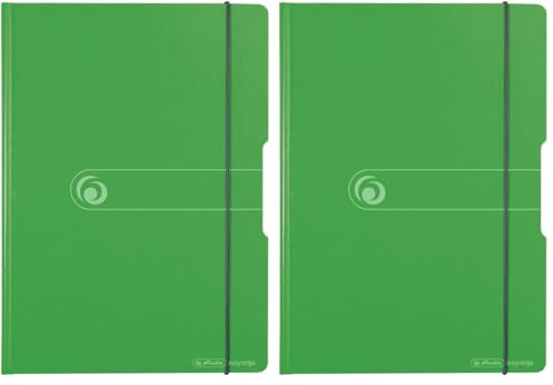 Herlitz 11226636 Klemmbrettmappe PF A4 apfel (Packung mit 2)