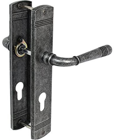Türbeschlag 1659 Helena LS PZ Antik Grau Türdrücker Türklinke Türgriffe