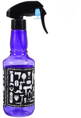 Amosfun Brumisateur de Coiffeur, Pulvérisateur d'Eau pour Cheveux, Flacon Pulvérisateur à Main pour Boucles, Arroseur Violet pour Salon de Coiffure et Usage Domestique