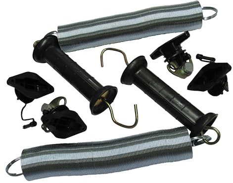Electric Fence Spring Gate Kit X2 (Pinlock Insulator Handle Activator Plate Poly Fencing)