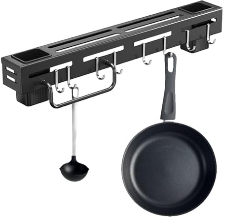 Support mural pour couteaux | Séchoir à couteaux | Multifonctionnel sans perforation - Support mural avec crochets pour ciseaux, fourchettes, baguettes