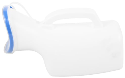 Supvox Reise Urinal für Frauen Tragbar aus Robustem Kunststoff mit Deckel Ergonomisch Geformt für Camping Auto Outdoor und Senioren Zufällige Farbe