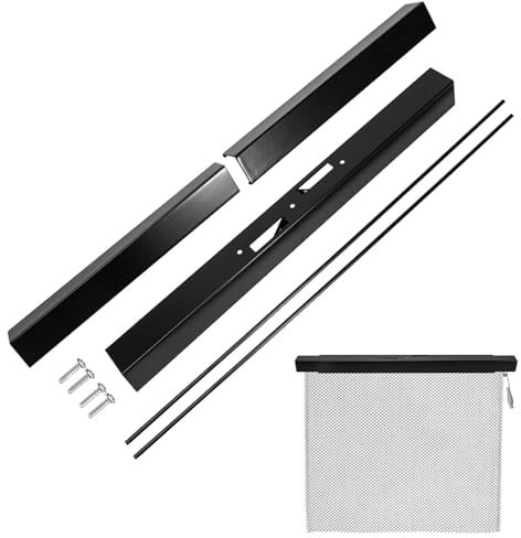 Set mantovana in rete per, kit per schermo per | Set di bordi regolabili per schermi in metallo per caminetto | per caminetto per soggiorno, casa colonica, casa, appartamento, sala da