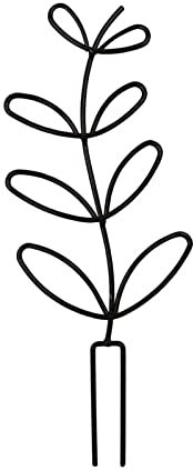 YUXITA Garten Kleine Topfpflanze für Kletterpflanze Indoor Outdoor für Blumen Gemüsetöpfe Schwarz