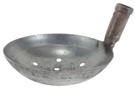 POPETPOP Pala de Metal Tamizar Herramienta de Limpieza y Drenajes Pala para para Limpieza de Escombros y Estiércol