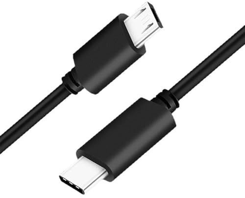 USB-C to Micro USB Cable 1M, Type C to Micro USB Cord compatible with Samsung Galaxy S7/S5/J3/J5/J7, Huawei, HTC, LG