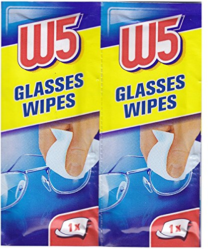 15 lingettes de nettoyage W5 pour nettoyer les lunettes, les appareils photo, les jumelles, les rétroviseurs de voiture, les visières de casque, les écrans