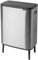 Brabantia - 130649 - Poubelle Bo Touch Bin Hi, 2x30L, Matt Steel Fingerprint Proof