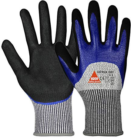 Hase Schnittschutzhandschuhe Genua Dry Größe 7, Dyneema 10 Stk