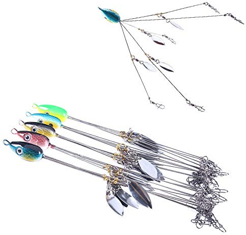 5pcs Alabama Umbrella Rigs Fishing Rigs Lure for Fishing Bass Bait Lure 8in 1/2OZ Fishing Bait Rigs