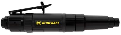 Rodcraft RC4770 Druckluft-Drehschrauber, gerade Form | 2–6 Nm Drehmoment und 2000 U/min. Für präzise Montage- und Schraubarbeiten