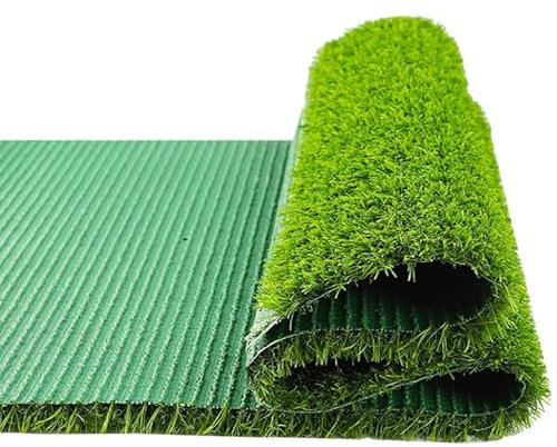 Extérieur Artificiel Tapis De Gazon 10mx2.5m Artificiel Synthétique Hauteur des Poils 20mm Naturel Intérieur Extérieur Gazon Artificiel sous-Couche(Size:1M)