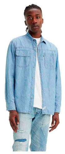 Levi's LS Auburn Worker Blues, Linde Chambray, M Hombre