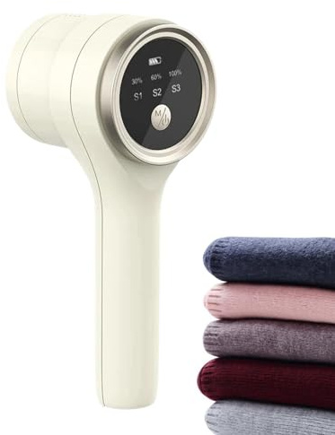 Rasoio elettrico per lanugine, rimuovi pelucchi per tessuti, rimuovi pelucchi ricaricabile tramite USB, rimuovi pelucchi per maglioni con 3 modalità potente rimuovi pelucchi per maglioni che rimuovono