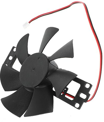 Ventilador de Radiador de Repuesto para Cocina de Inducción Negro | Plástico y Cobre, 18 V de Potencia, Pieza de Recambio Fuerte Rendimiento, Celebracion Verano