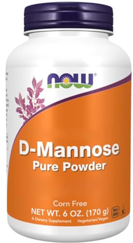 Now Foods, D-Mannose, 170g veganes Pulver, Laborgeprüft, Glutenfrei, Vegetarisch, Sojafrei, ohne Gentechnik