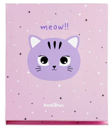 Back2Fun - Carnet de notes adhésives, Taille 320 x 180 mm, Papier 80 g/m², Bloc de notes adhésives de différentes tailles, Marque-pages, Blocs de notes adhésives, Papeterie mignonne