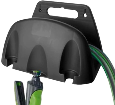 Colgadores de manguera para exterior, colgador de manguera | Carrete de almacenamiento de manguera resistente para pared - Soporte duradero para manguera de agua, ganchos para manguera de jardín, sopo