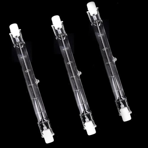 JZLBBC Halogen Bulb R7S 118MM 200W 220-240V Glass Tube Halogen Light Bulb R7S 78MM 118MM 189MM 125MM 254MM 333MM 5PC 118MM-200W