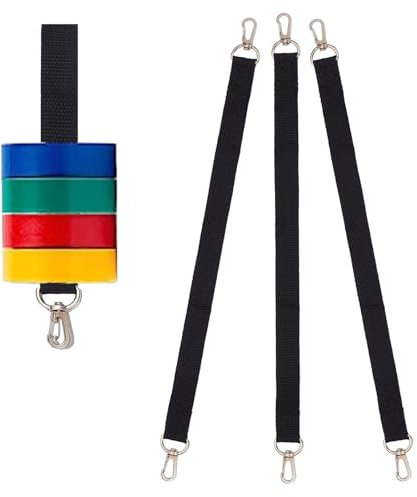 NICENEEDED 3 PCS Electrical Tape Holder Strap, Waist Tape Holder Lanyard Tape Thong with Snap Hooks, Photography Stage Carrying Tool Tape Measure Holder for Belt Pouch Bag Tool Box Construction