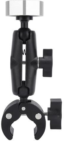 Mini Supporto Supporto, Supporto su, Adattatore per Montaggio su Tetto per Mini Parabola Satellitare Adattatore per Tubo con Morsetto Regolabile (GREY)