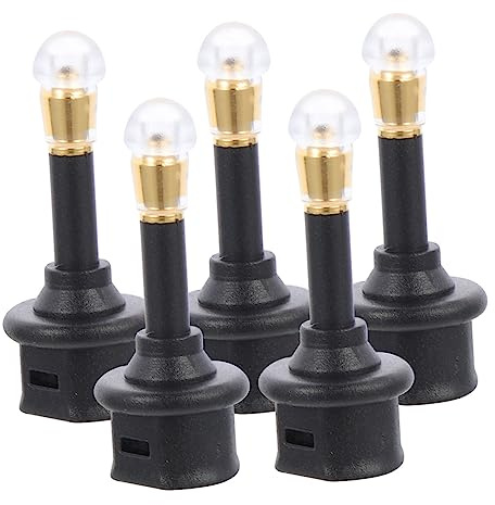 Lurrose Adattatore Audio Ottico Digitale Femmina a Jack 3,5 Mm 5 Pezzi Compatto Portatile Uscita Cuffie Per Audio Digitale Stereo Uso Multimediale