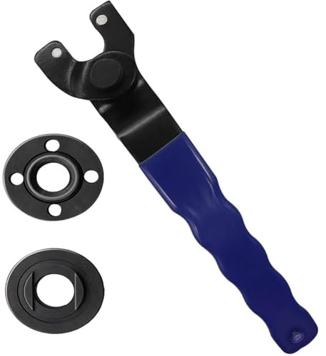 Flosfjylo Angle Grinder Adjustable Spanner, 10-52mm Lock-nut Adjustable Angle Grinder Wrench, Angle Grinder Key, Universal Angle Grinder Spanner