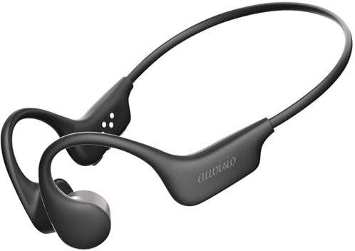 auvisio Knochenkopfhörer: Wasserdichter Knochenschall-Kopfhörer, Bluetooth 5.4, MP3, 32 GB, IP68 (Knochenschall Kopfhörer Schwimmen, mit Akku, Pool)