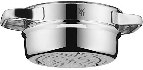 WMF Compact Cuisine Gemüse-/ Kartoffeldämpfer 16,5 cm, Dampfgarer Einsatz für Topf, Dämpfeinsatz Cromargan Edelstahl, spülmaschinengeeignet