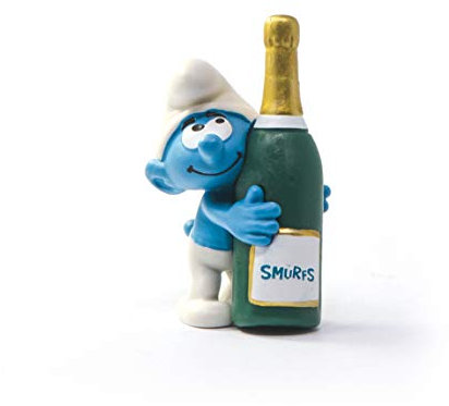 SCHLEICH 20821 Spielfigur - Schlumpf mit Flasche (The Smurfs™)