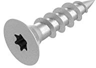 SECCARO Spanplattenschraube 3 x 12 mm, Stahl verzinkt, Holzschraube mit Vollgewinde, TX/Innensechsrund, 500 Stück