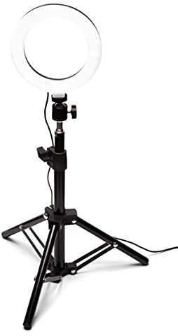 Rio Dressing Table Ring Light with Adjustable Tripod Stand