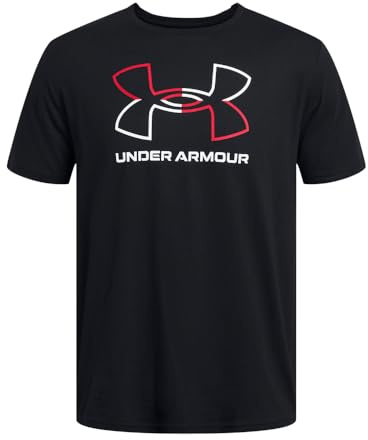Under Armour Men's Global Foundation Short Sleeve T Shirt, 001 Black, XLT