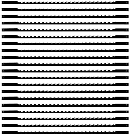 VooGenzek 20 Pezzi Lama per Sega da Traforo, 18 Denti Lame per Sega a Scorrimento, Lama per Sega a Perno con Perno, per Segare Legno Plastica Schiuma Metalli Teneri