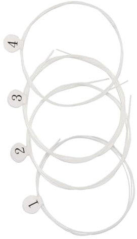 Toyvian Ukulelensaiten 4er-pack Nylonsaitensatz Für Die Wartung Und Den Austausch Der Ukulele