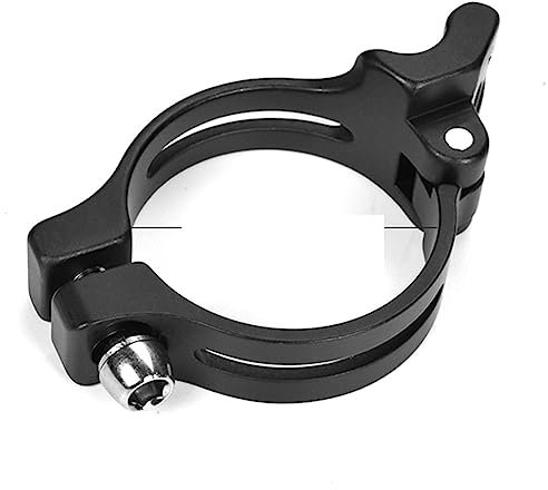 Sattelklemme MTB Fahrrad Schalter Klemme Konverter Schalter Gerade Lock Clamp Post 34,9/31,8mm Fahrrad Umwerfer Clip Ring Sattelkloben(Color:34.9mm)