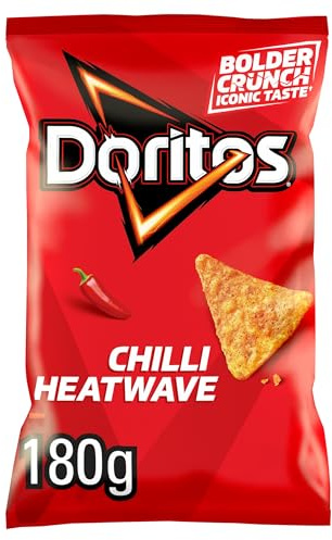 Doritos Chilli Heatwave Tortilla Chips Sharing Bag Crisps 180g