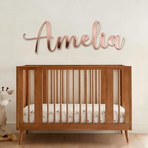 Kikone Personalisierte Benutzerdefinierte Holz Namensschild Kinderzimmer,Holzbuchstaben Groß, Türschild Kinderzimmer,Namensschild Holz,Individueller 3D Schriftzug,Holzschild Personalisiert