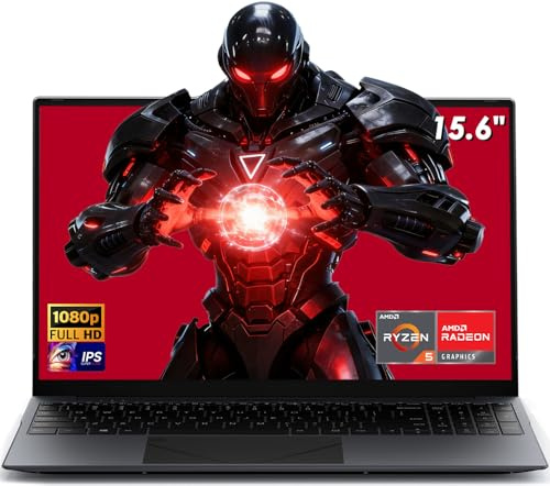 Kayoote 15,6 Pulgadas Win11pro Ordenador Portátil 16GB RAM DDR4 512GB SSD Ryzen 5 3500U Procesador Laptop con USB 3.0 WiFi FHD Bluetooth 5.0 reconocimiento de Huellas Dactilares teclado retroiluminado