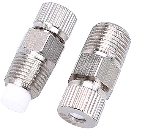 Spridmunstycke justerbart mässingsförstoftning, 10-pack tryckförstoftning mässingsspridmunstycken 0,1-0,9 mm 1/8 NPT (0,5 mm (0,02 tum))