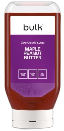 Bulk Sirop Zèro Calorie, Sans sucre, Sans Sucre, Beurre de cacahuète sirop d'érable, 400 ml