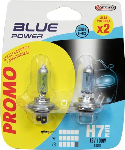 Start Paire d'ampoules halogènes H7 12 V 100 W Px26d pour voiture