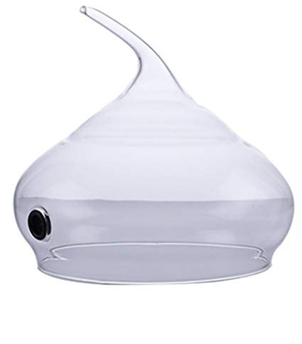 GaoYunQin Pistola affumicare Fumo di Cocktail Display in Vetro Cupola Cloche, Cloche Dome Cover, Copertura per Alimenti da Cucina per Smoke Infuser Smoker Copre Piatti, Ciotole, Bicchieri
